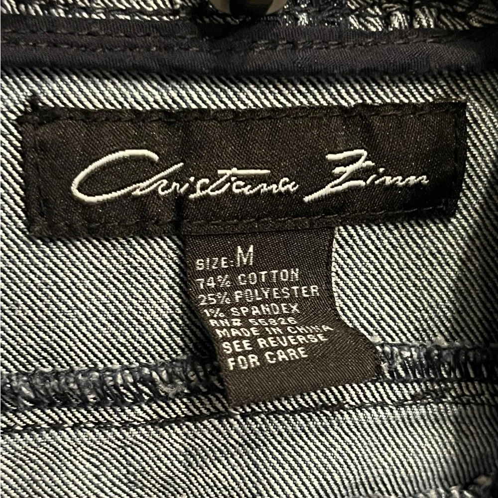 Blue Denim Ruffle Jacket - Picture 7 of 12